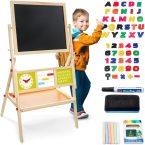 Notre test du chevalet enfant en bois double face magnétique Mamabrum