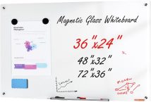 Notre test du tableau magnétique en verre VEVOR 90x60cm